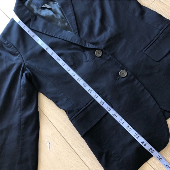 J. Crew Navy Cotton Blazer Jacket Size 4 - Picture 7 of 12